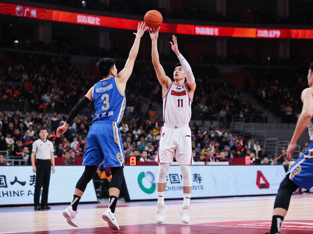 于米提领投“三分雨”，广州主场大胜福建