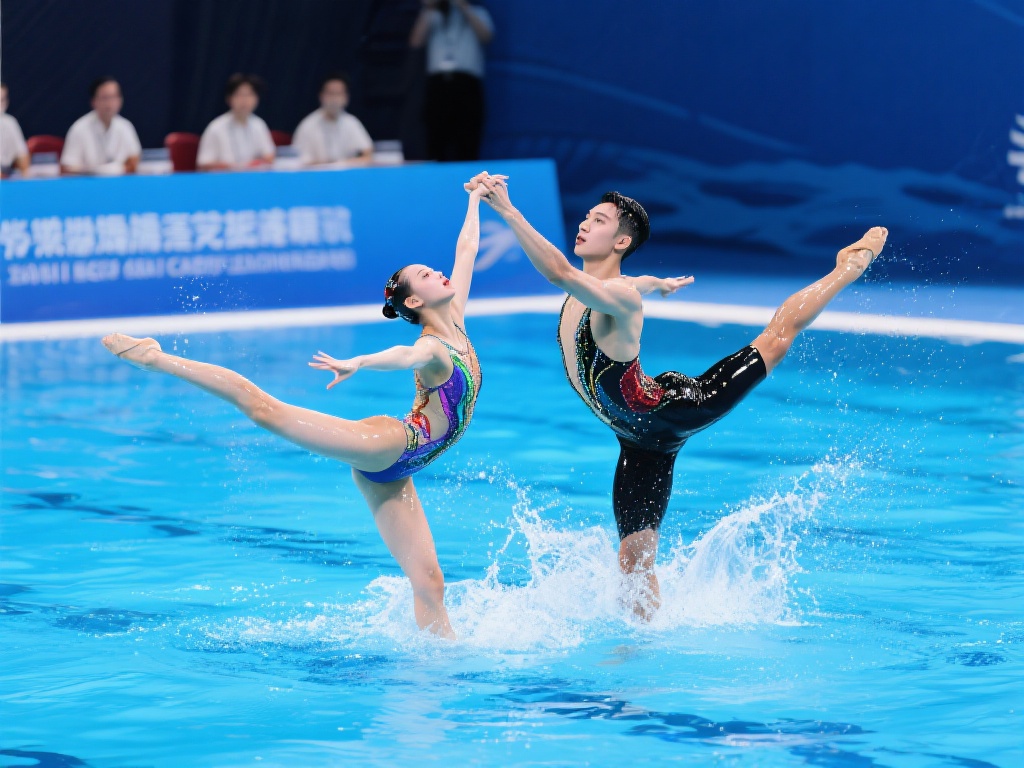 郭思彤石浩玥闪耀赛场勇夺混双技术银牌